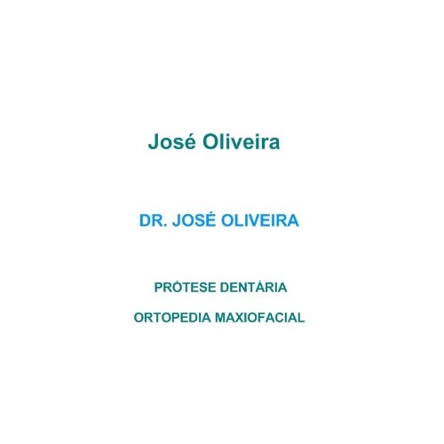 DR. JOSÉ OLIVEIRA