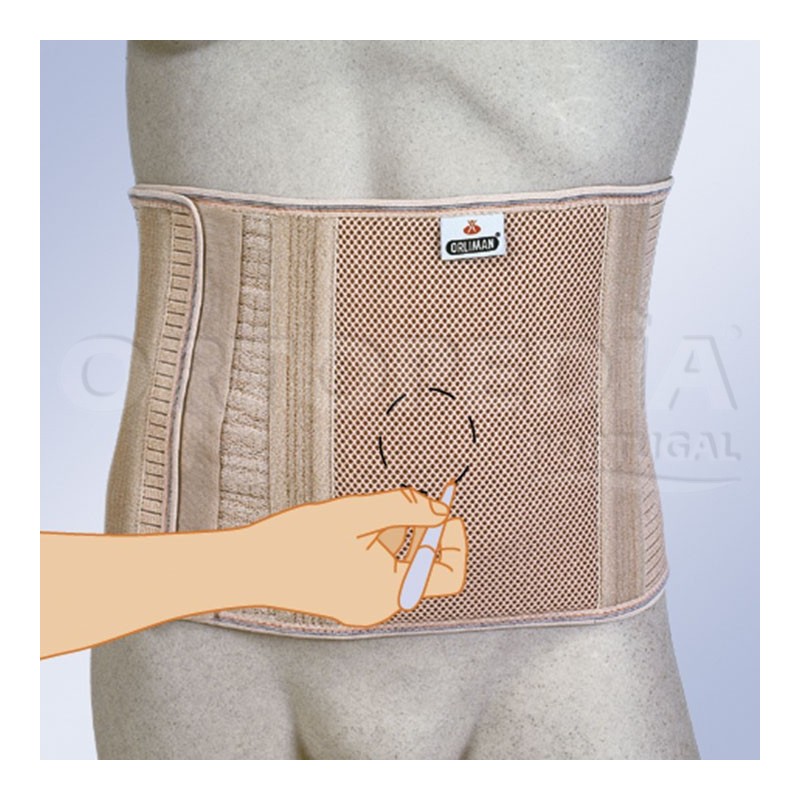 FAIXA ABDOMINAL PARA OSTOMIZADOS SEM FURO