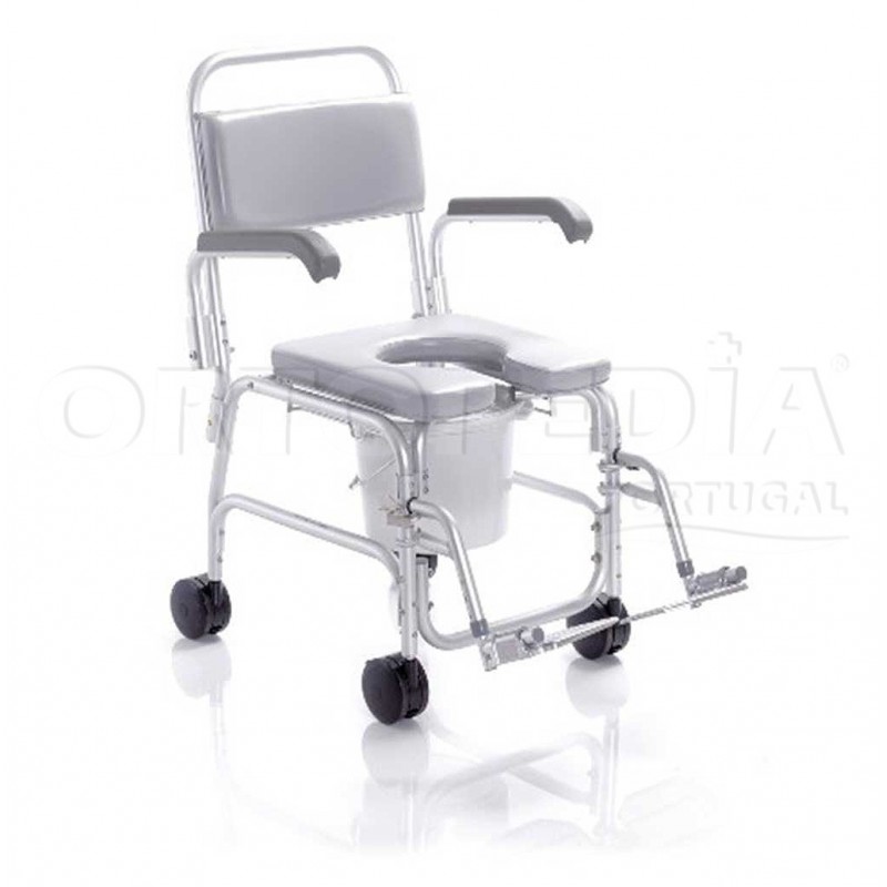 cadeira de banho e sanitaria em aluminio