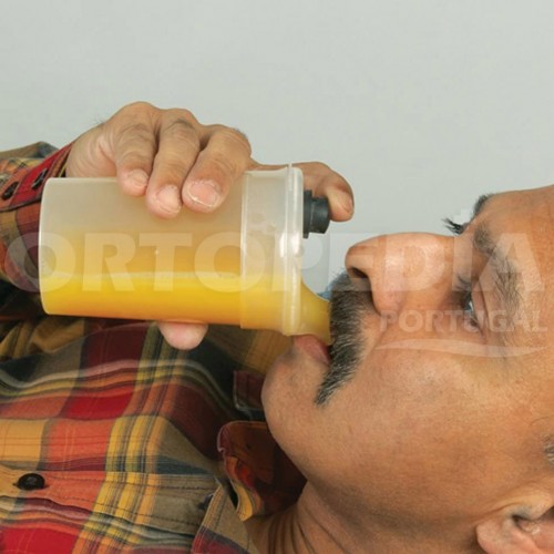 COPO DE VÁCUO PARA ACAMADOS COM BOTÃO DE BORRACHA